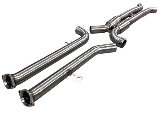MAD BMW S58 Resonated H-Pipe Midpipe M2 G87-Exhaust-Silicon Valley Bimmer