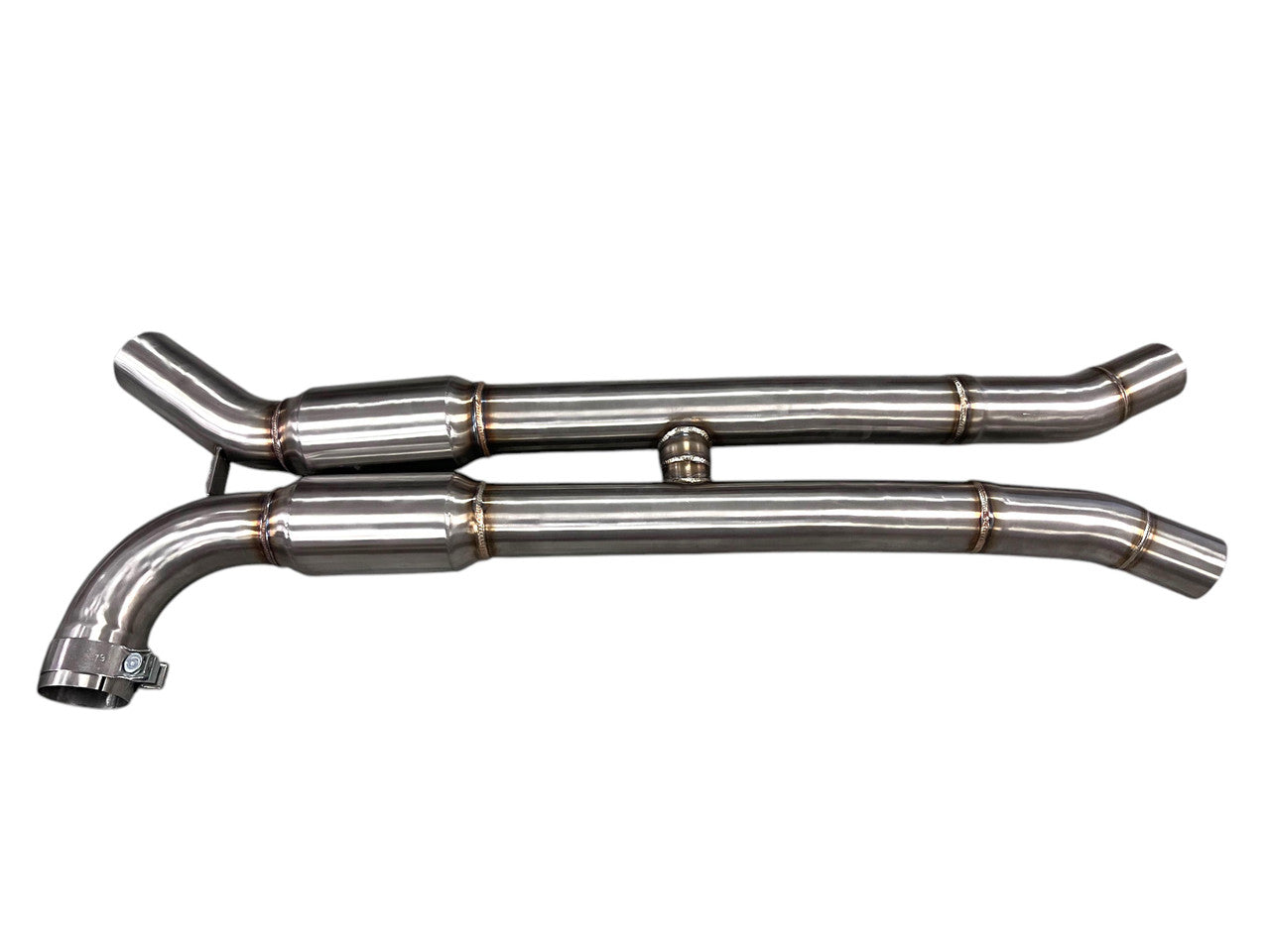 MAD BMW S58 Resonated H-Pipe Midpipe M3 M4 G80 G82 G83-Exhaust-Silicon Valley Bimmer