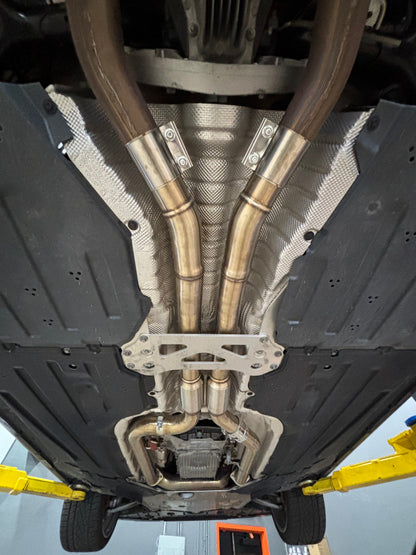 MAD BMW S58 Resonated H-Pipe Midpipe M3 M4 G80 G82 G83-Exhaust-Silicon Valley Bimmer