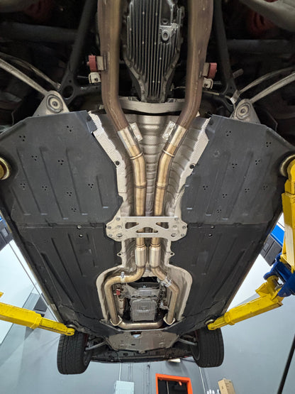 MAD BMW S58 Resonated H-Pipe Midpipe M3 M4 G80 G82 G83-Exhaust-Silicon Valley Bimmer