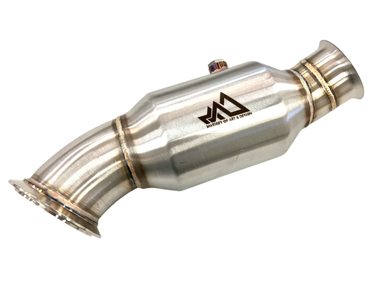 MAD N55 Catted Downpipe BMW M135 M235 M2 335 435 4.0"-Exhaust-Silicon Valley Bimmer