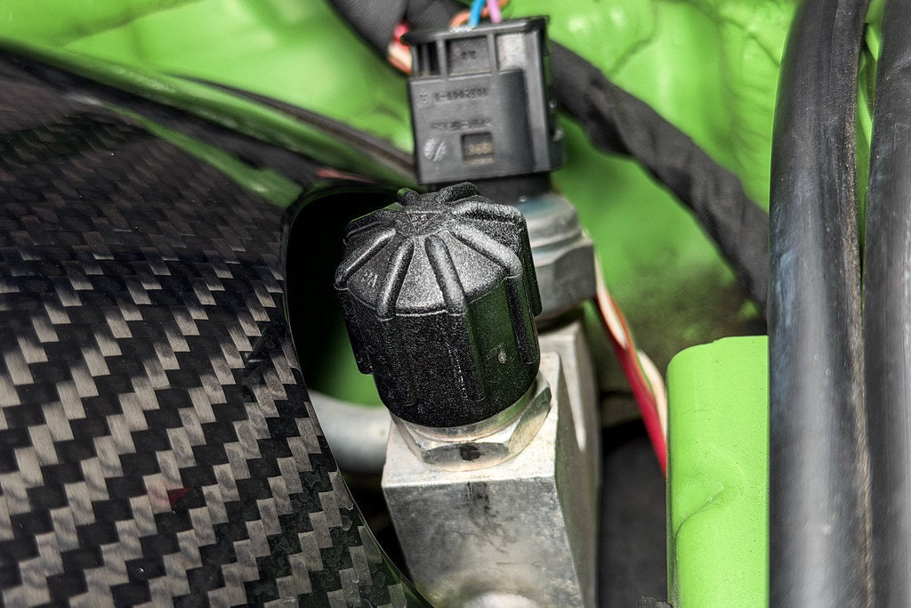 MMX Performance Billet Air Conditioning Caps-Exterior-Silicon Valley Bimmer