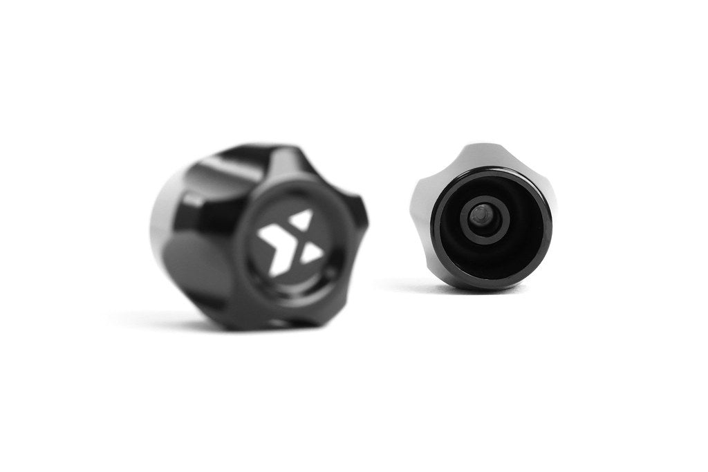 MMX Performance Billet Air Conditioning Caps-Exterior-Silicon Valley Bimmer