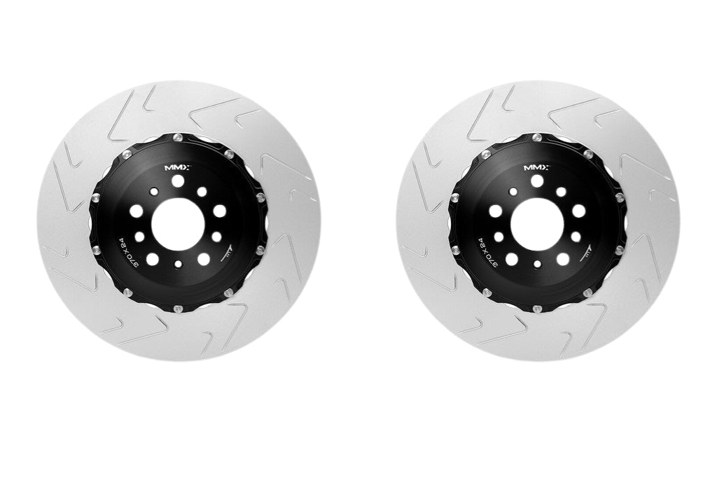 MMX Performance F8X M2 / M3 / M4 2-Piece Floating Rotor Set - Rear 370x24mm-Brakes-Silicon Valley Bimmer