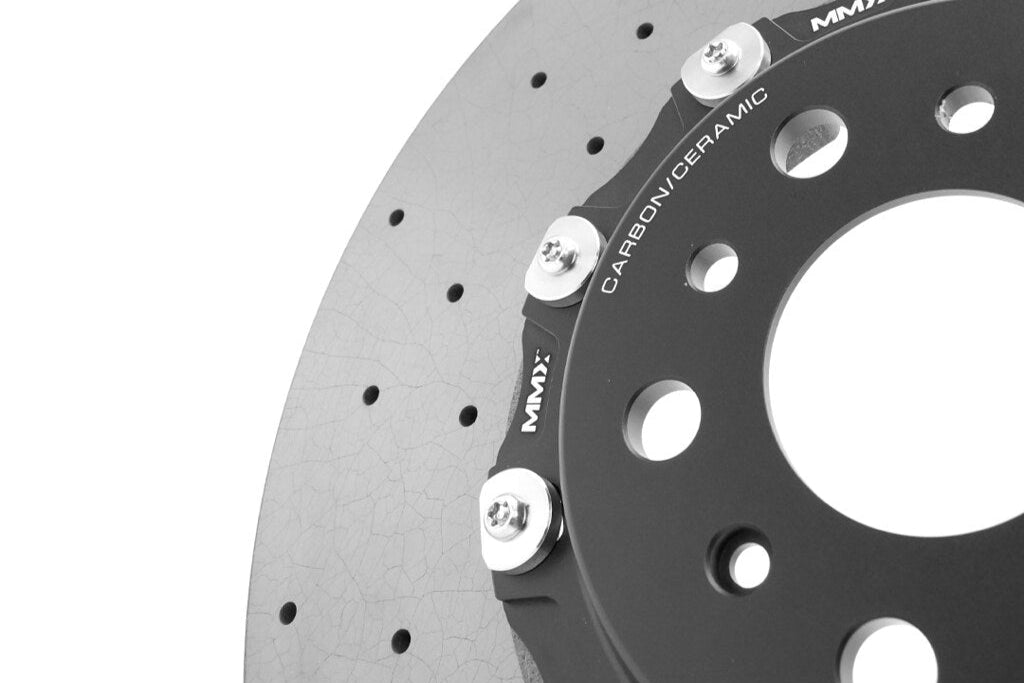 MMX Performance G8X M2 / M3 / M4 2-Piece Floating Carbon Ceramic Rotor Conversion - Rear 370x24mm-Brakes-Silicon Valley Bimmer