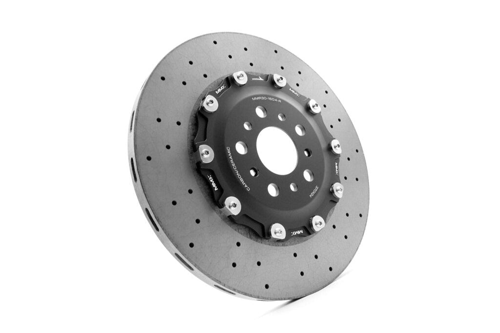 MMX Performance G8X M2 / M3 / M4 2-Piece Floating Carbon Ceramic Rotor Conversion - Rear 370x24mm-Brakes-Silicon Valley Bimmer