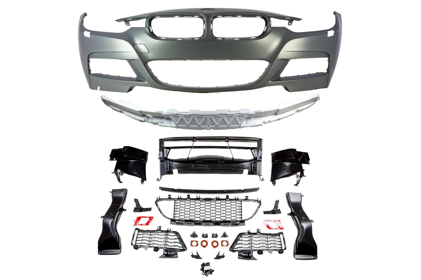 MS Designed F30 Air Front Bumper-Exterior-Silicon Valley Bimmer