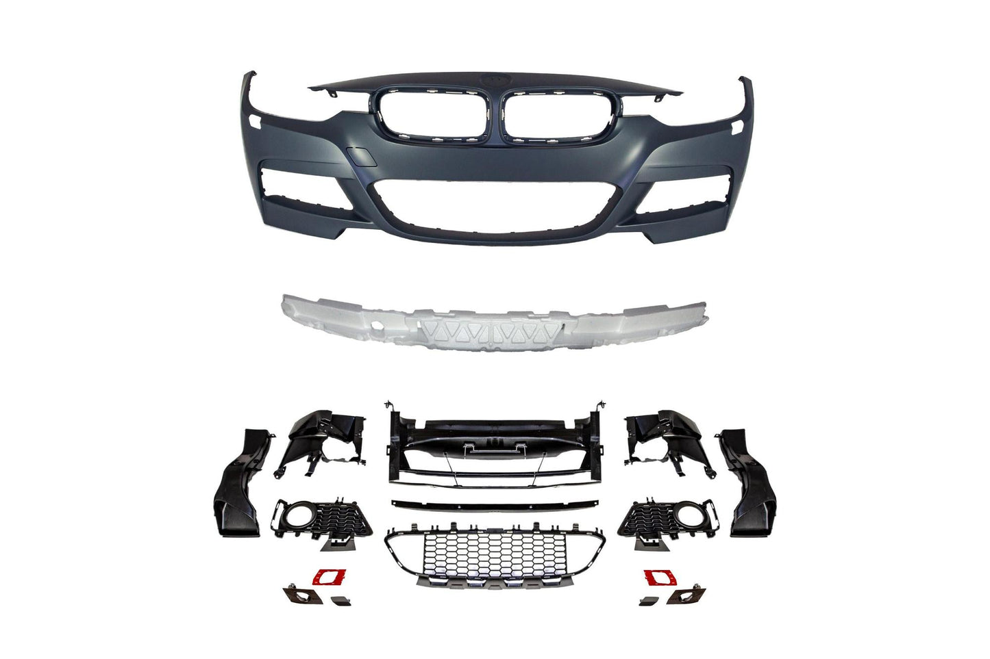 MS Designed F30 Fog Front Bumper-Exterior-Silicon Valley Bimmer