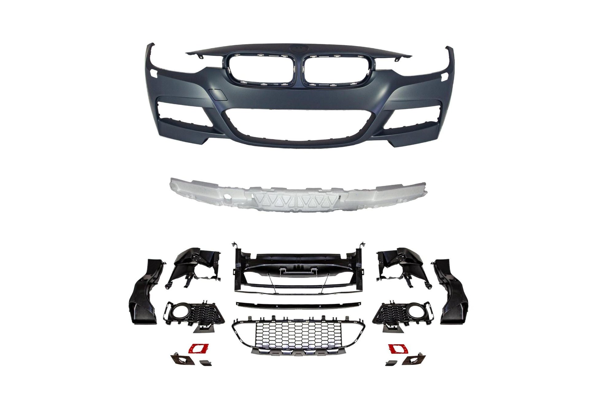 MS Designed F30 Fog Front Bumper-Exterior-Silicon Valley Bimmer