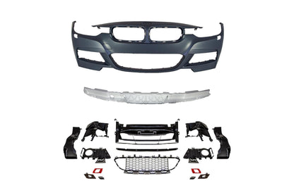 MS Designed F30 Fog Front Bumper-Exterior-Silicon Valley Bimmer