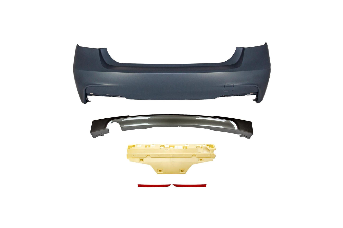 MS Designed F30 Rear Bumper-Exterior-Silicon Valley Bimmer