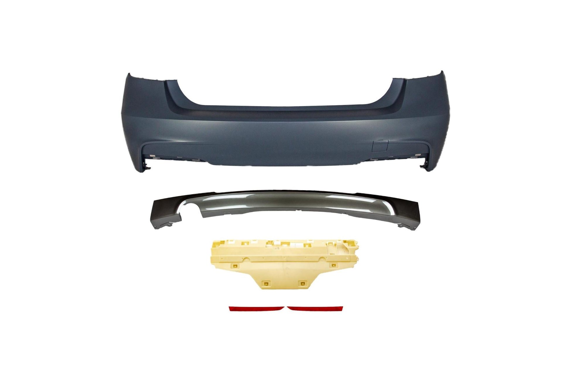 MS Designed F30 Rear Bumper-Exterior-Silicon Valley Bimmer
