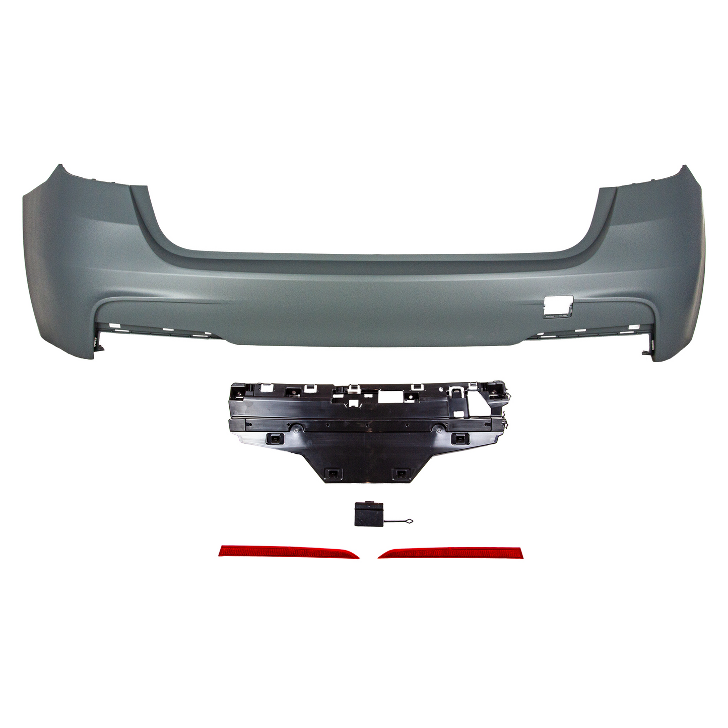 MS Designed F31 Rear Bumper-Exterior-Silicon Valley Bimmer