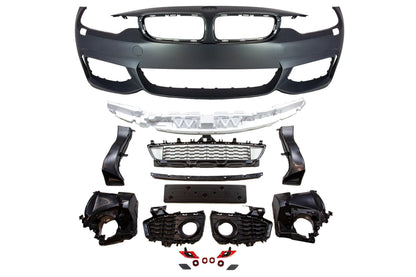 MS Designed F32 Fog Front Bumper-Exterior-Silicon Valley Bimmer