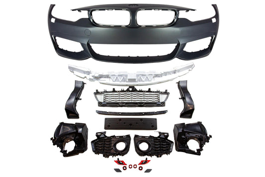 MS Designed F32 Fog Front Bumper-Exterior-Silicon Valley Bimmer