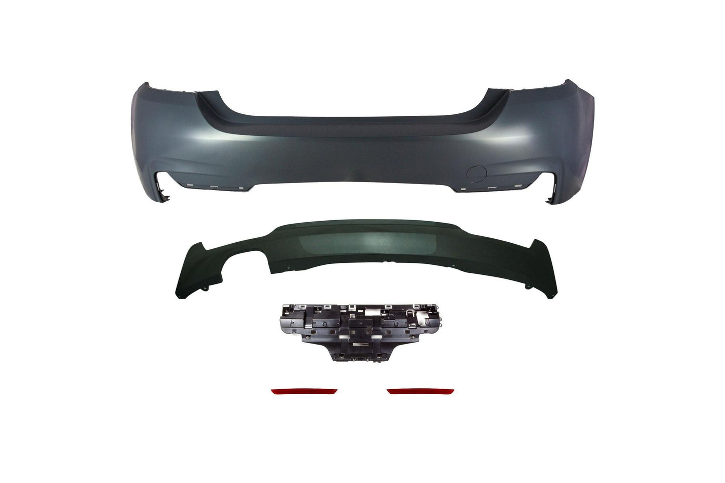 MS Designed F32 Rear Bumper-Exterior-Silicon Valley Bimmer