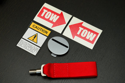 Macht Schnell E9X M3 Motorsport Tow Strap-Exterior-Silicon Valley Bimmer