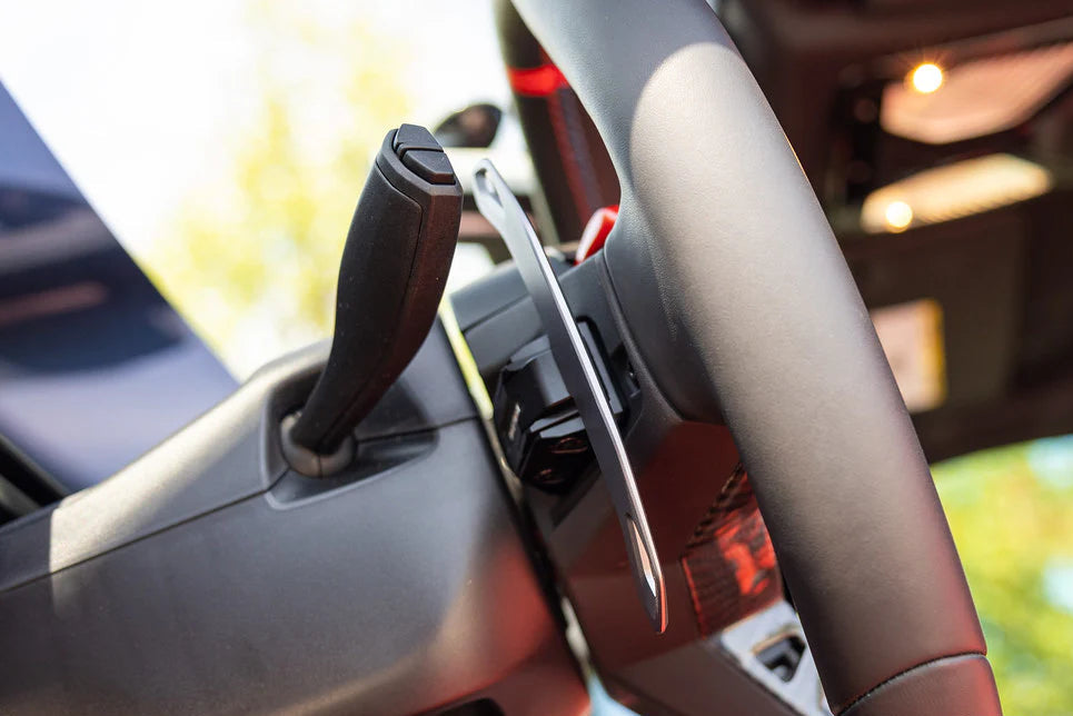 MadTrace BMW G-Chassis Clubsport Magnetic Shift Paddle Set - Billet Aluminum V2-Interior-Silicon Valley Bimmer