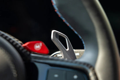 MadTrace BMW G-Chassis Clubsport Magnetic Shift Paddle Set - Billet Aluminum V2-Interior-Silicon Valley Bimmer