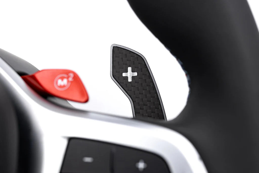 MadTrace BMW G-Chassis Clubsport Magnetic Shift Paddle Set - Carbon V2-Interior-Silicon Valley Bimmer