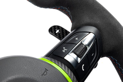 MadTrace F-Chassis Clubsport Magnetic Shift Paddle Set - Gloss Carbon-Interior-Silicon Valley Bimmer