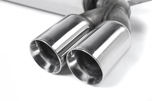 Milltek 2.37" Rear Silencer with Quad 80mm Special Style Tips for BMW E46 M3 2001-2007-Exhaust-Silicon Valley Bimmer