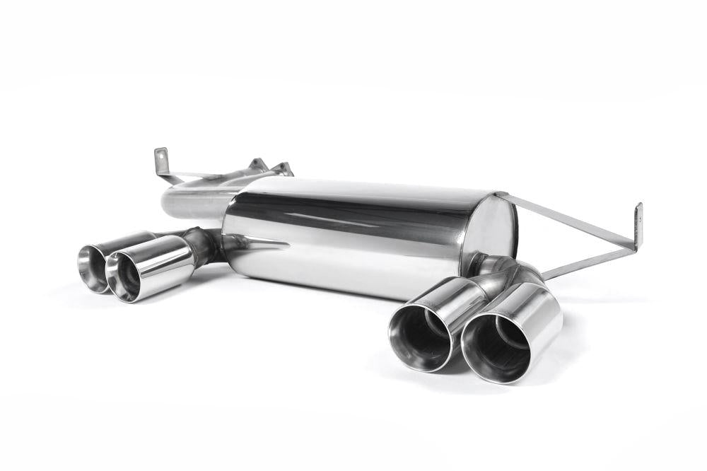 Milltek 2.37" Rear Silencer with Quad 80mm Special Style Tips for BMW E46 M3 2001-2007-Exhaust-Silicon Valley Bimmer