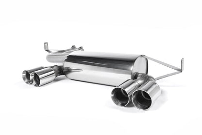 Milltek 2.37" Rear Silencer with Quad 80mm Special Style Tips for BMW E46 M3 2001-2007-Exhaust-Silicon Valley Bimmer