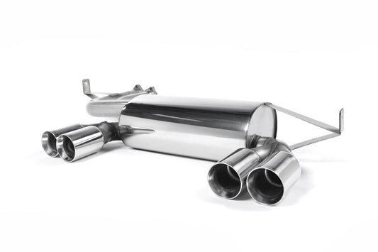 Milltek 2.37" Rear Silencer with Quad 80mm Special Style Tips for BMW E46 M3 2001-2007-Exhaust-Silicon Valley Bimmer
