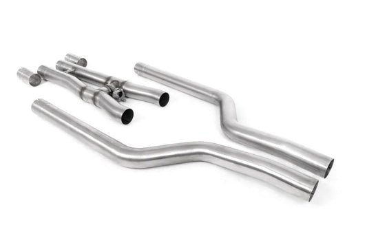 Milltek Active Centre H Pipe and Front Silencer Bypass for BMW F90 M5 / M5 Competition 2019+-Exhaust-Silicon Valley Bimmer