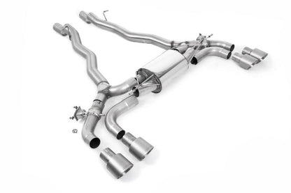 Milltek Axle-Back Exhaust System with GT-100 Tips for BMW F90 M5 / M5 Competition 2019+-Exhaust-Silicon Valley Bimmer