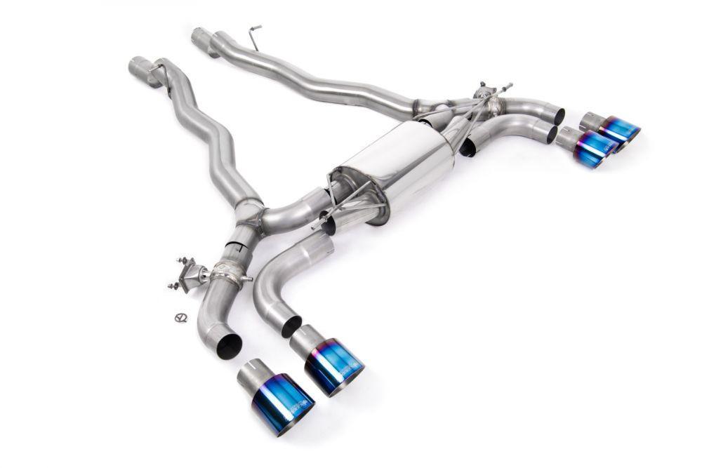Milltek Axle-Back Exhaust System with GT-100 Tips for BMW F90 M5 / M5 Competition 2019+-Exhaust-Silicon Valley Bimmer