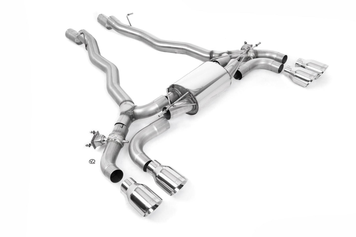 Milltek Axle-Back Exhaust System with GT-100 Tips for BMW F90 M5 / M5 Competition 2019+-Exhaust-Silicon Valley Bimmer