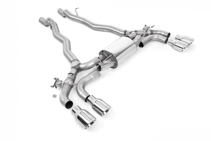 Milltek Axle-Back Exhaust System with GT-100 Tips for BMW F90 M5 / M5 Competition 2019+-Exhaust-Silicon Valley Bimmer