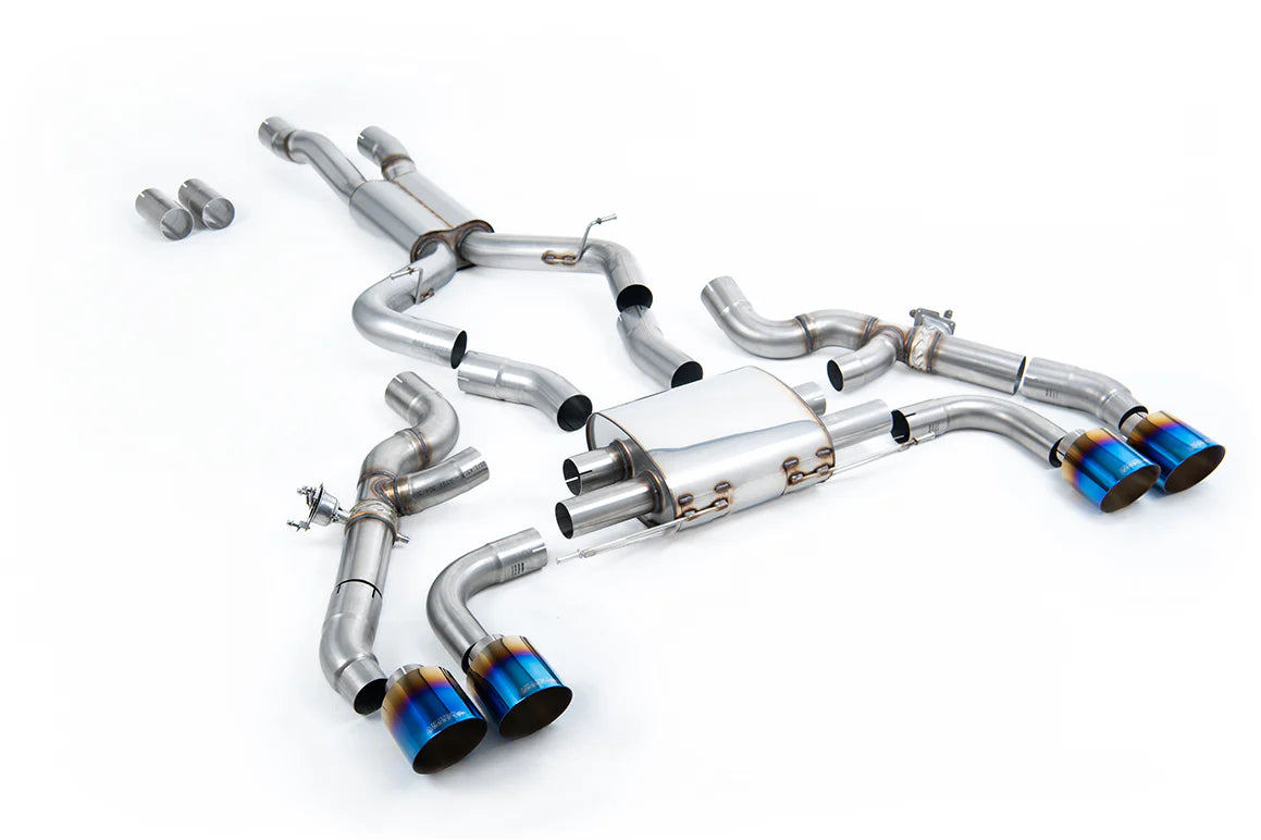 Milltek Axle-Back Exhaust System with GT-115 Tips for BMW G01 X3M / X3M Comp 2022+-Exhaust-Silicon Valley Bimmer