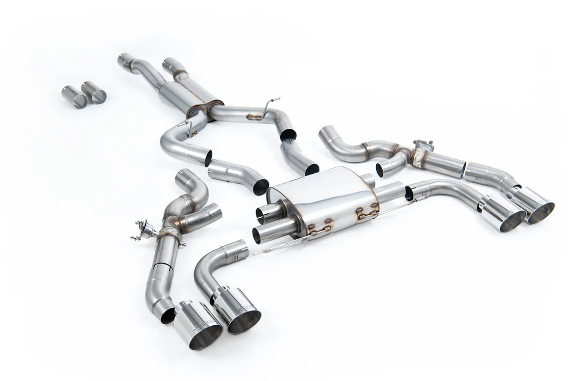 Milltek Axle-Back Exhaust System with GT-115 Tips for BMW G01 X3M / X3M Comp 2022+-Exhaust-Silicon Valley Bimmer