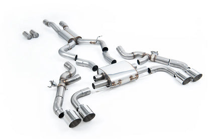 Milltek Axle-Back Exhaust System with GT-115 Tips for BMW G01 X3M / X3M Comp 2022+-Exhaust-Silicon Valley Bimmer
