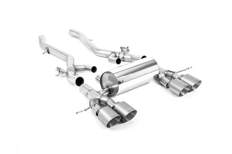 Milltek Axle-Back Exhaust System with GT-115 Tips for BMW G80 M3 & G82 M4 2021+-Exhaust-Silicon Valley Bimmer