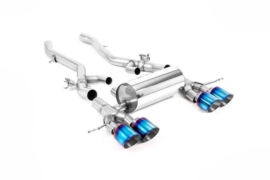 Milltek Axle-Back Exhaust System with GT-115 Tips for BMW G80 M3 & G82 M4 2021+-Exhaust-Silicon Valley Bimmer