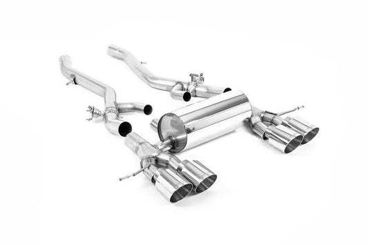 Milltek Axle-Back Exhaust System with GT-115 Tips for BMW G80 M3 & G82 M4 2021+-Exhaust-Silicon Valley Bimmer