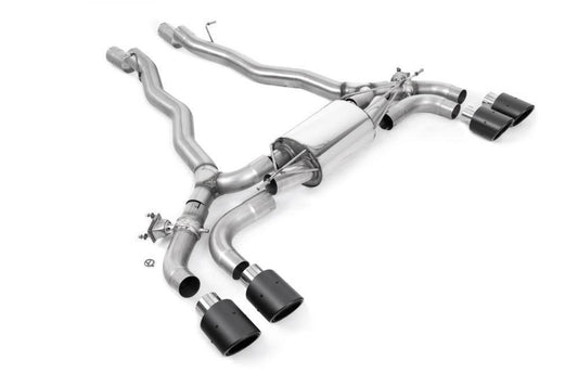 Milltek Axle-Back Exhaust System with Jet Carbon Tips for BMW F90 M5 / M5 Competition 2019+-Exhaust-Silicon Valley Bimmer