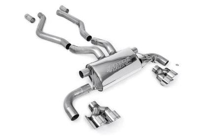 Milltek Axle-Back Exhaust System with Quad GT-100 Tips for BMW G20 M340i Sedan 2021+-Exhaust-Silicon Valley Bimmer