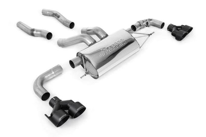 Milltek Axle-Back Exhaust System with Quad GT-100 Tips for BMW G42 M240i Coupe 2022+-Exhaust-Silicon Valley Bimmer