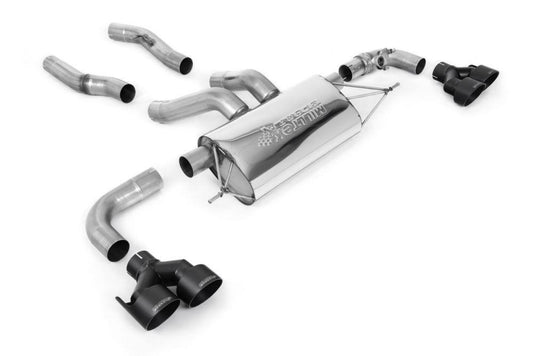 Milltek Axle-Back Exhaust System with Quad GT-100 Tips for BMW G42 M240i Coupe 2022+-Exhaust-Silicon Valley Bimmer
