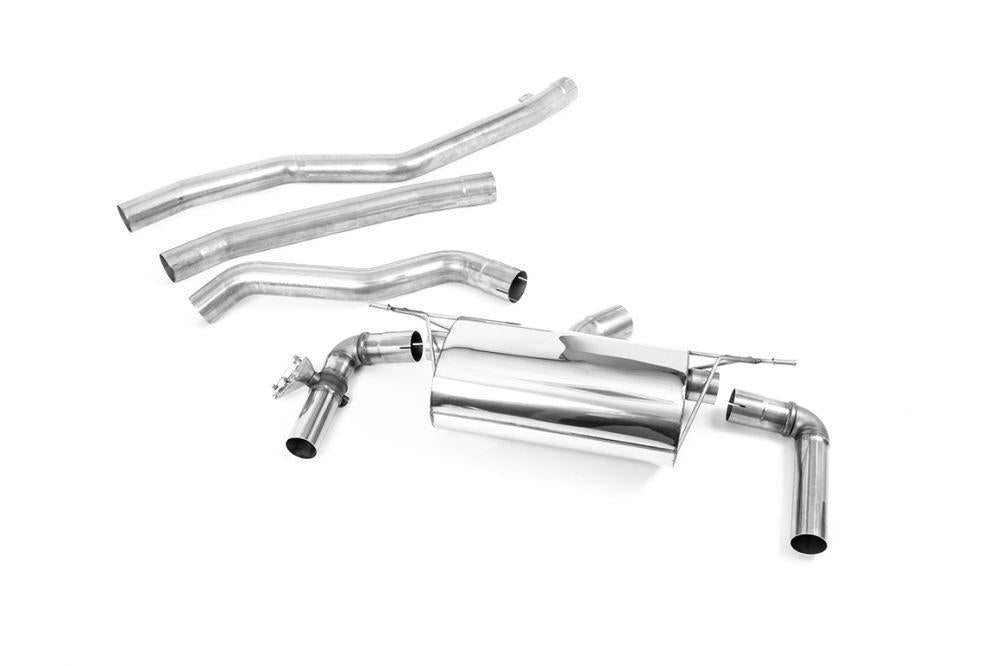Milltek Cat-Back Exhaust System with Jet-90 Carbon Tips for BMW F31 M340i Touring 2018-2019-Exhaust-Silicon Valley Bimmer