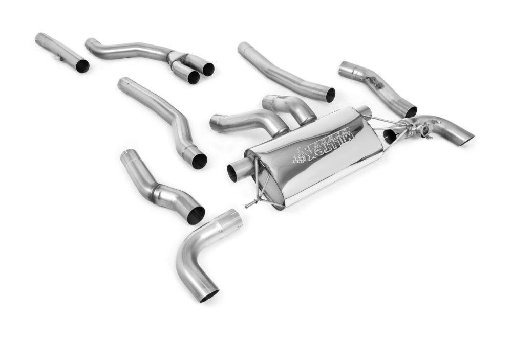 Milltek Cat-Back Exhaust System with OE Tips for BMW G42 M240i Coupe 2022+-Exhaust-Silicon Valley Bimmer