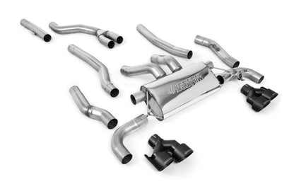 Milltek Cat-Back Exhaust System with Quad GT-100 Tips for BMW G42 M240i Coupe 2022+-Exhaust-Silicon Valley Bimmer