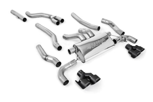 Milltek Cat-Back Exhaust System with Quad GT-100 Tips for BMW G42 M240i Coupe 2022+-Exhaust-Silicon Valley Bimmer