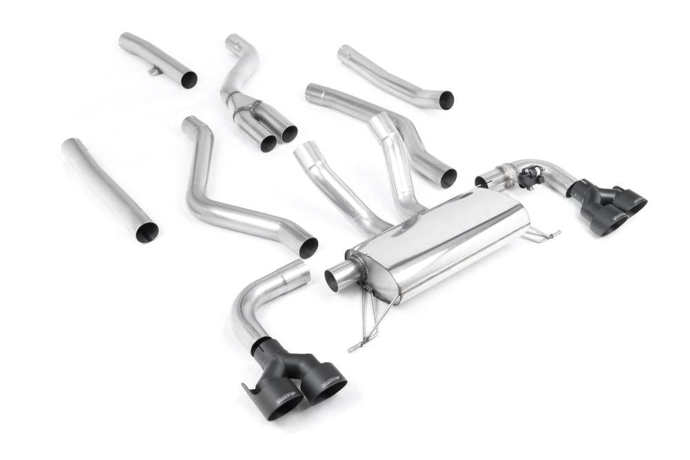 Milltek Cat-Back Exhaust Systems with GT-100 Tips for BMW G20 M340i 2021+-Exhaust-Silicon Valley Bimmer