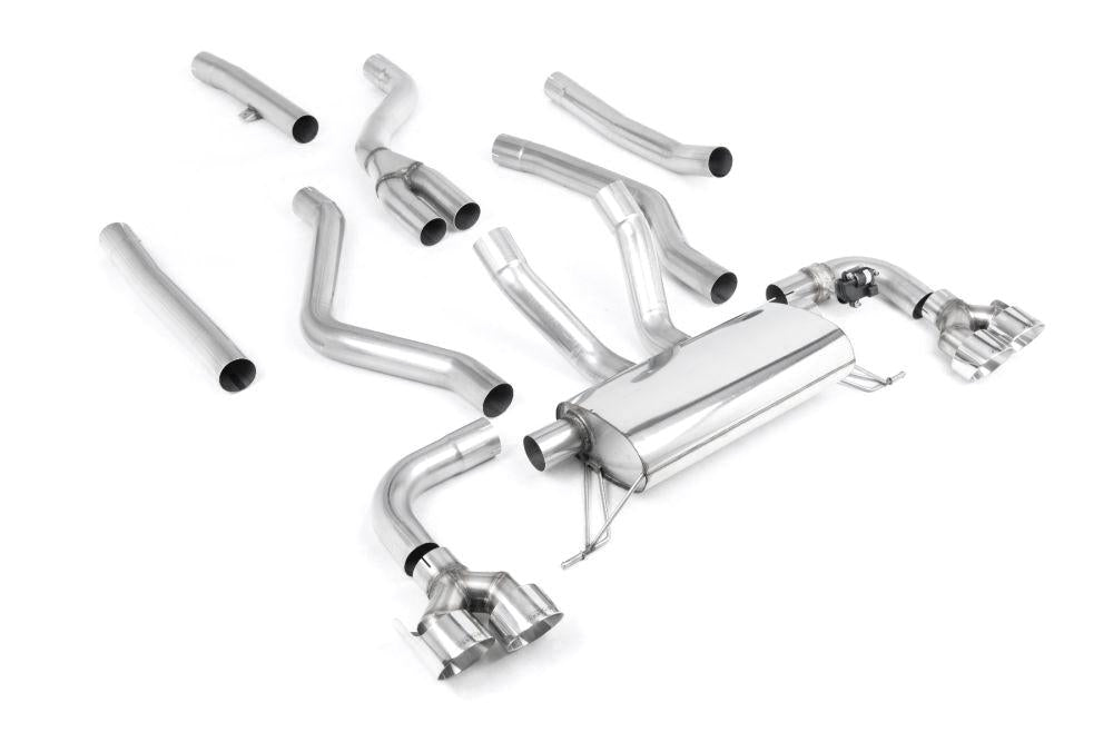 Milltek Cat-Back Exhaust Systems with GT-100 Tips for BMW G20 M340i 2021+-Exhaust-Silicon Valley Bimmer